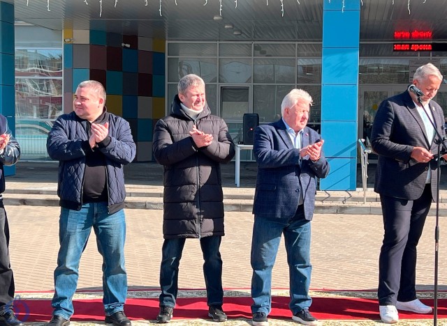 Открытие памятного монумента В.С.Мышкину и матч ветеранов