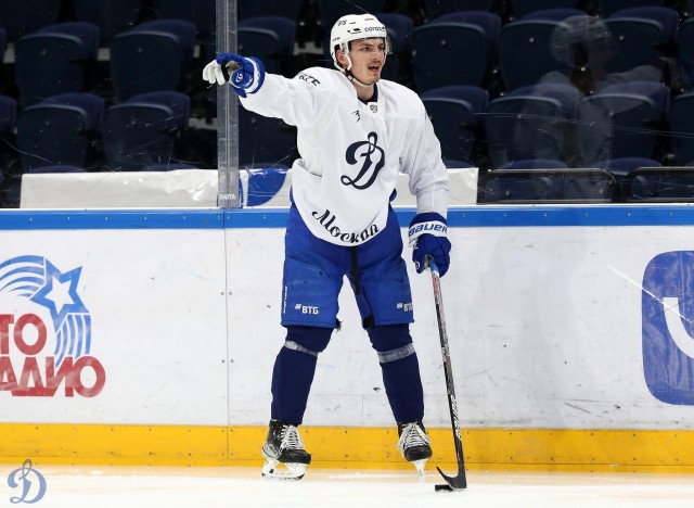 Тренировка на ВТБ Арене