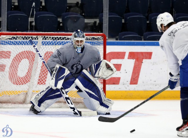 Тренировка на ВТБ Арене