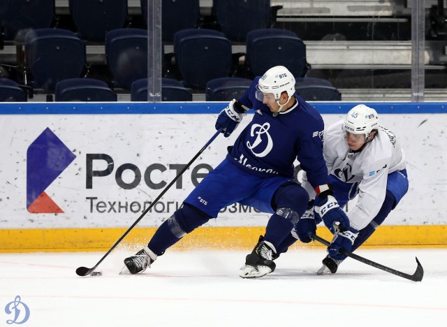 Тренировка на ВТБ Арене