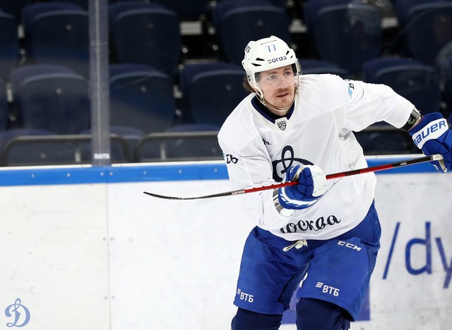 Тренировка на ВТБ Арене